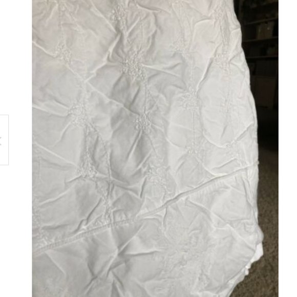 Simply Shabby Chic Duvet Cover Crisp White Twin / Full 64"x80" - Picture 1 of 9